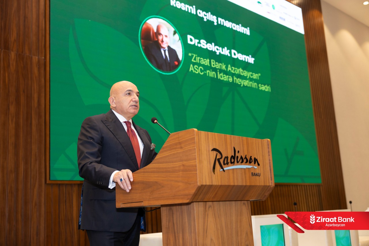 Torpağa dəyər, gələcəyə inam – "Ziraat Bank Azərbaycan" III Beynəlxalq  Aqro Forumda!